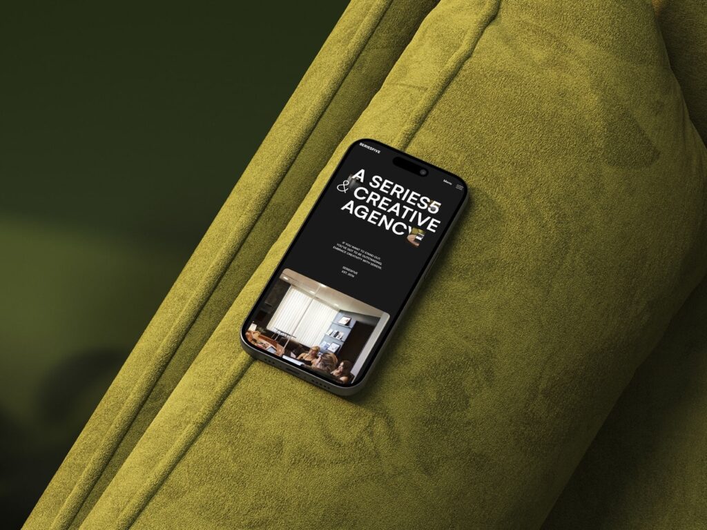 SeriesFive Website iPhone