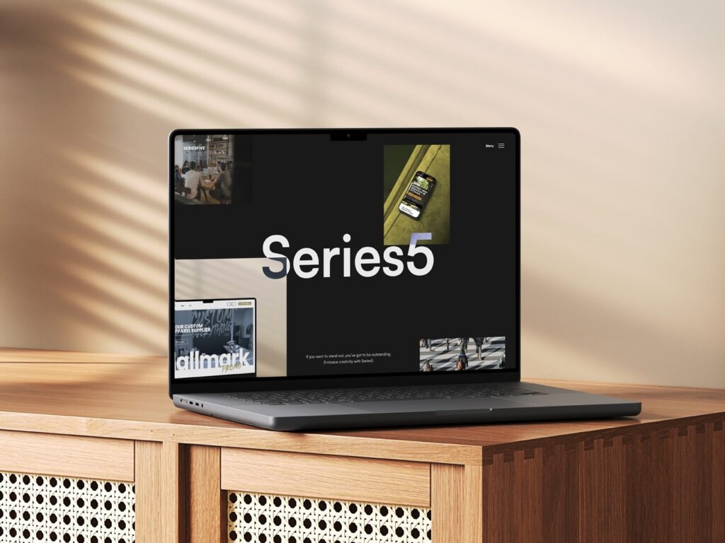 SeriesFive Website Macbook